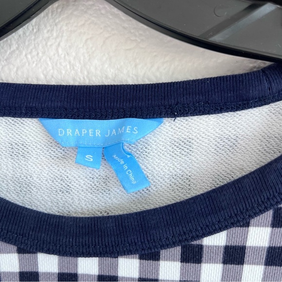 Draper James Women’s Natalie Sweatshirt in Gingham - Picture 5 of 11